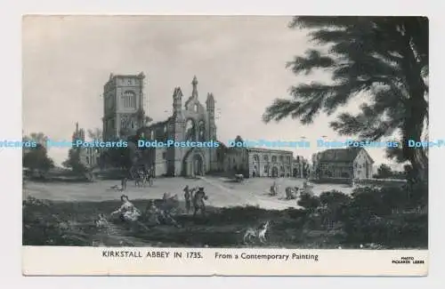 C014978 Kirkstall Abbey. Aus einem zeitgenössischen Gemälde. Pickards. RP