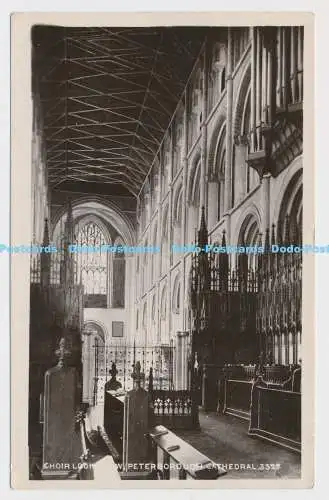 Chor C017050. Peterborough Cathedral. 3327. Kingsway Echtfotoserie. 1910