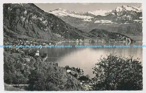 C015211 Kurort Vitznau. Am Vierwaldstattersee mit den Alpen. 1968. Foto Einbruch