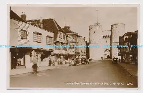 C017273 Canterbury. Westtor. Towers und Falstaff Inn. Norman. S. und E. RP. 19