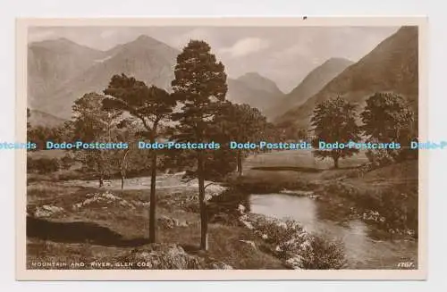 C016277 Glen Coe. Berg und Fluss. J. B. Weiß. Best of All Serie. RP