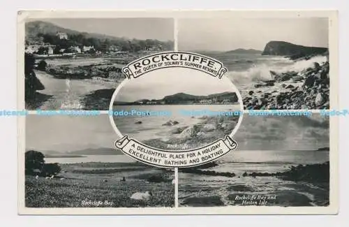 C017306 Rockcliffe. Die Königin der Solway Sommerresorts. Castle Point. H. Meiklej