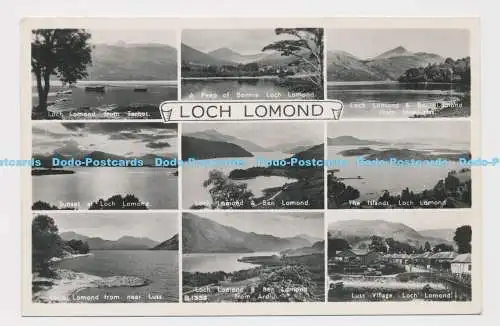 C016330 Loch Lomond. Ben Lomond. Sonnenuntergang am Loch Lomond. A Peep of Bonnie Loch Lo