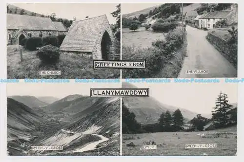 C016468 Grüße aus Llanymawddwy. Die Kirche. Das Dorf. Bwlch y Groes. Fr