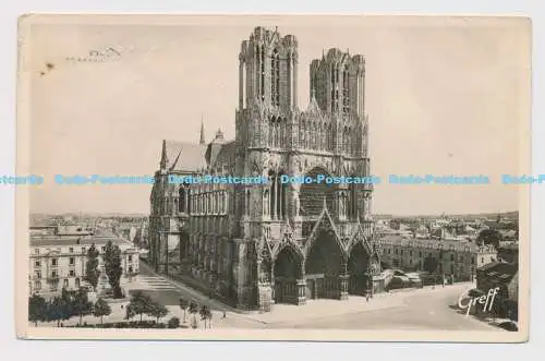 C015456 Reims. Marne. La Cathedrale. Greff