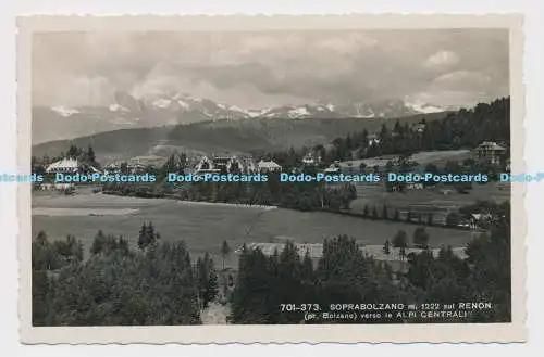 C017528 Oberbozen m.1222 sul Ritten. pr. Bozen. verso le Alpi Centrali. L.