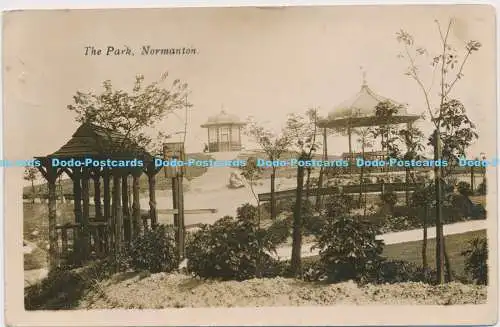 C018485 Normanton. Der Park. Postkarte. 1922