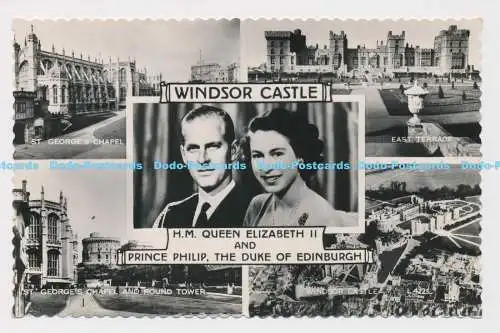 C016917 Windsor Castle. H. M. Queen Elizabeth II. Und Prinz Philip. Der Herzog von