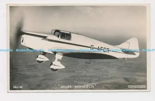 C018534 Meilen Monarch. Phillips und Powis Flugzeug. Valentinstag. RP