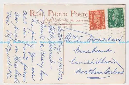 C017943 Bournemouth. Central Gardens. bei Nacht. The Rockeries. Nahe. RP. 1952
