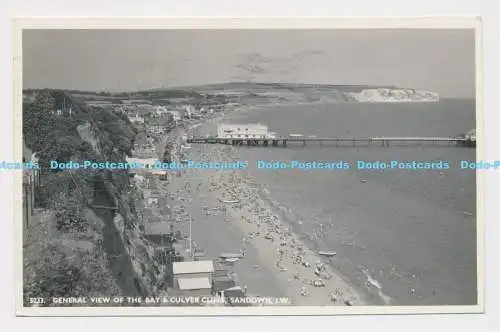 C018586 I. W. Sandown. Gesamtansicht der Bucht und der Culver Cliffs. Nahe. Real Pho