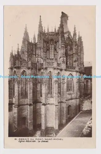 C020321 Abbaye du Mont Saint Michel. Eglise Abbatiale. Le Chevet. Denkmäler Geschichte