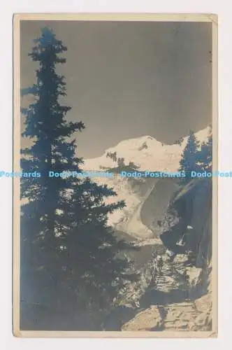 C020327 Am Weg nach Saasgebühr. Blick auf Alphubel. J. Gaberell. 1921