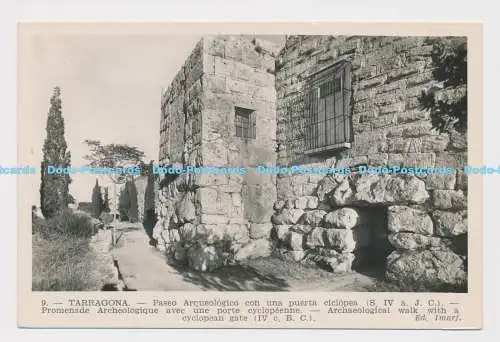 C018860 Tarragona. Archäologischer Spaziergang mit Zyklopentor. Imarf