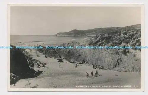 C018931 Woolacombe. Barricane Shell Beach. M. und L. National Series. 1957