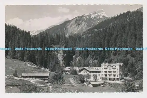 C022329 Rosenlaui. Kurhaus. Blick auf Schwarzhorn. R. Wurgler. 1947