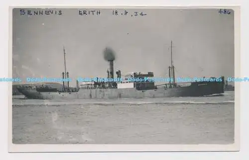C021773 Bennevis. Baujahr 1918. Erith. 1934. versenden. Foto