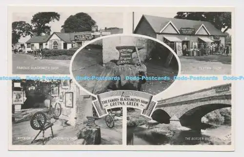 C022887 Grüße aus der berühmten Schmiede. Gretna Green. Die Grenzbrücke