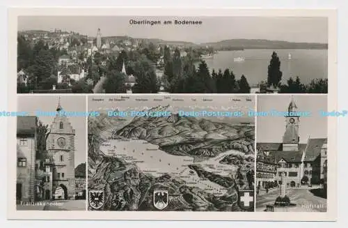C022932 Überlingen am Bodensee. Franziskanertor. Hofstatt. Franz Walter. RP. Mul