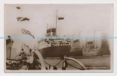 C024238 Ihre Jungfernfahrt. T. und C.B. Sun Ray Serie. RP. 1951