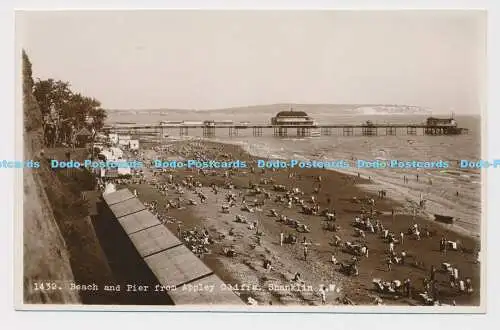 C025321 I.W. Shanklin. Strand und Pier von Appley Cliffs. Nahe