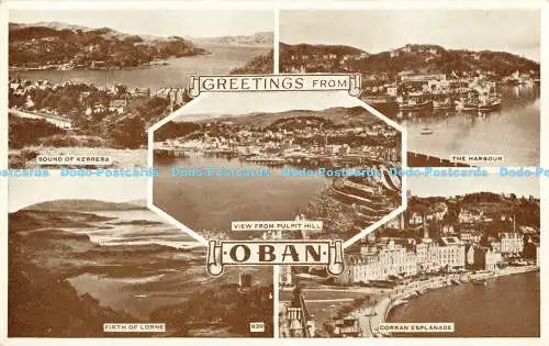 R180141 Grüße aus Oban. Mehrfachansicht. Henderson
