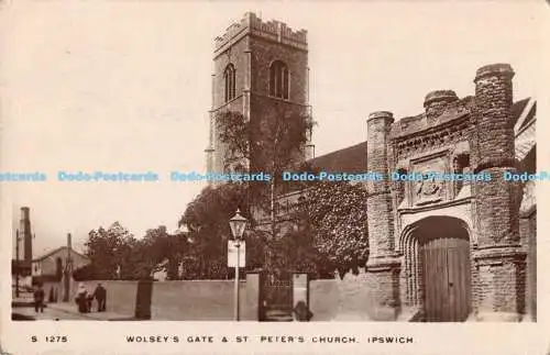 R180146 Wosleys Gate und Peterskirche. Ipswich. Kingsway. RP. 1917