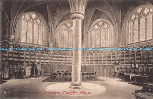 R180167 Worcester Cathedral. Kapitelsaal. Frith