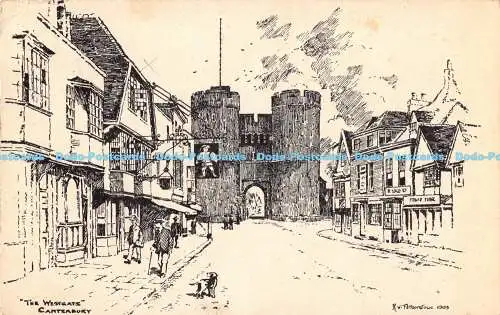 R180747 The Westgate. Canterbury. 1945