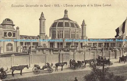 R180781 Exposition Universelle de Gand. L Entree Principale et le Dome Central