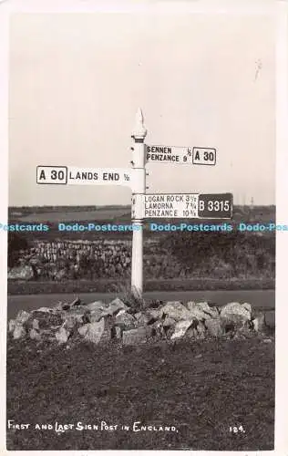 R180874 First and Last Sign in England