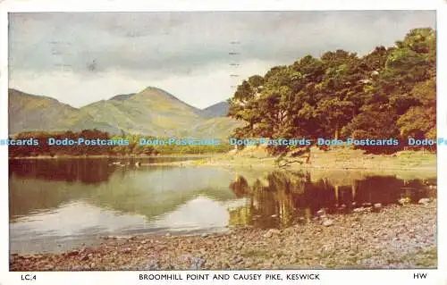 R181440 Broomhill Point und Causey Pike. Keswick. Webster. 1969