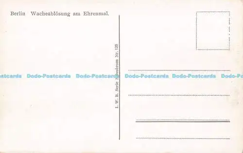 R180993 Berlin. Wacheablosung am Ehrenmal. I.B B