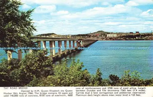 R680011 Tay Road Bridge. Eröffnet von H. M. Queen Elizabeth the Queen Mother 18.