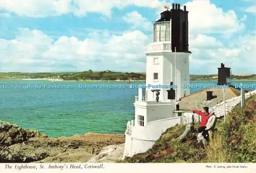 R680018 Cornwall. Antoniuskopf. Der Leuchtturm. John Hinde Ltd.E. Ludwig