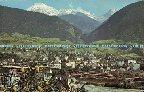 R680465 Brig gegen Simplon. Rud. Suter. Nr. 14033. 1963