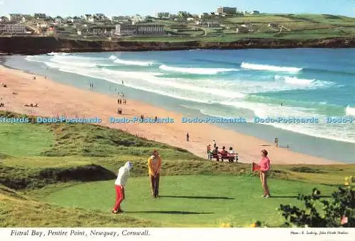 R681461 Cornwall. Newquay. Pentire Point. Fistral Bay. John Hinde Ltd.E. Ludwig