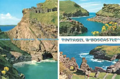 R683976 Tintagel und Boscastle. John Hinde. Multi View