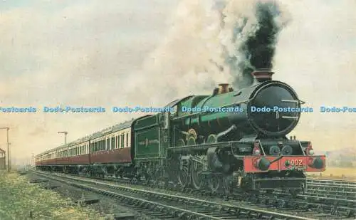 R681611 G.W.R.Nr. 17. Up Cornish Riviera Express near Reading Hauled by King