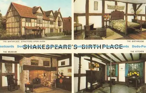R681673 Shakespeare Geburtshaus. Das Museum. Das Geburtszimmer. Die Küche. Jarrold