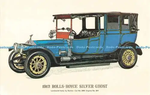 R682935 Rolls Royce Silver Ghost 1912. Landaulet Body von Barker. Wagen Nr. 2069. E