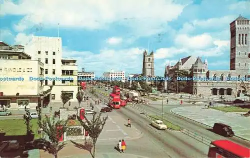R684270 Plymouth. Royal Parade und Guildhall. 1970