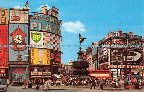 R683125 London. Piccadilly Circus. Die fotografische Grußkarte. Naturfarbe