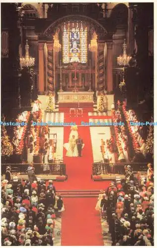 R685429 St. Pauls Cathedral. Charles und Diana. Prinz und Prinzessin von Wales. Pr