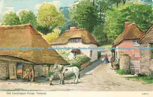R685475 Torquay. Alte Cockington Schmiede. E. T. W. Dennis. 1984