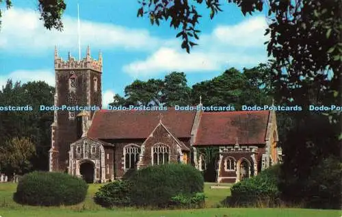 R683349 Sandringham. Die Kirche. Fotopräzision. Colourmaster International