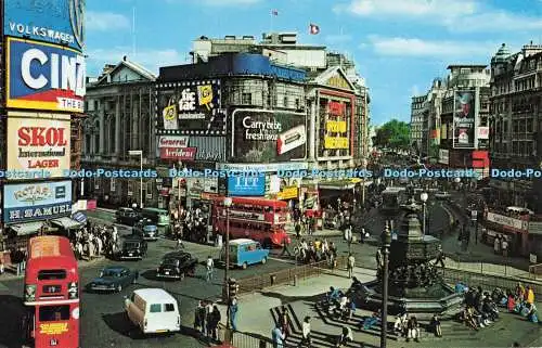 R683463 London. Piccadilly Circus. Die fotografische Grußkarte. Naturfarbe