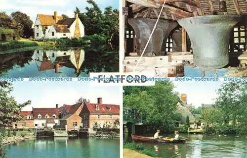 R685703 Flatford. Die Mühle. F. W. Pawsey. Colourmaster Postkarten. Multi View