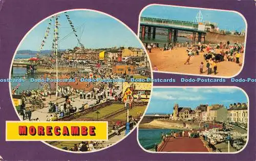 R685773 Morecambe. Bamforth. Serie Farbglanzansicht. 1982. Multi View