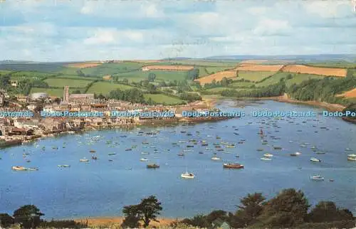 R685987 Salcombe. Der Hafen. Colourmaster. Fotopräzision. 1962